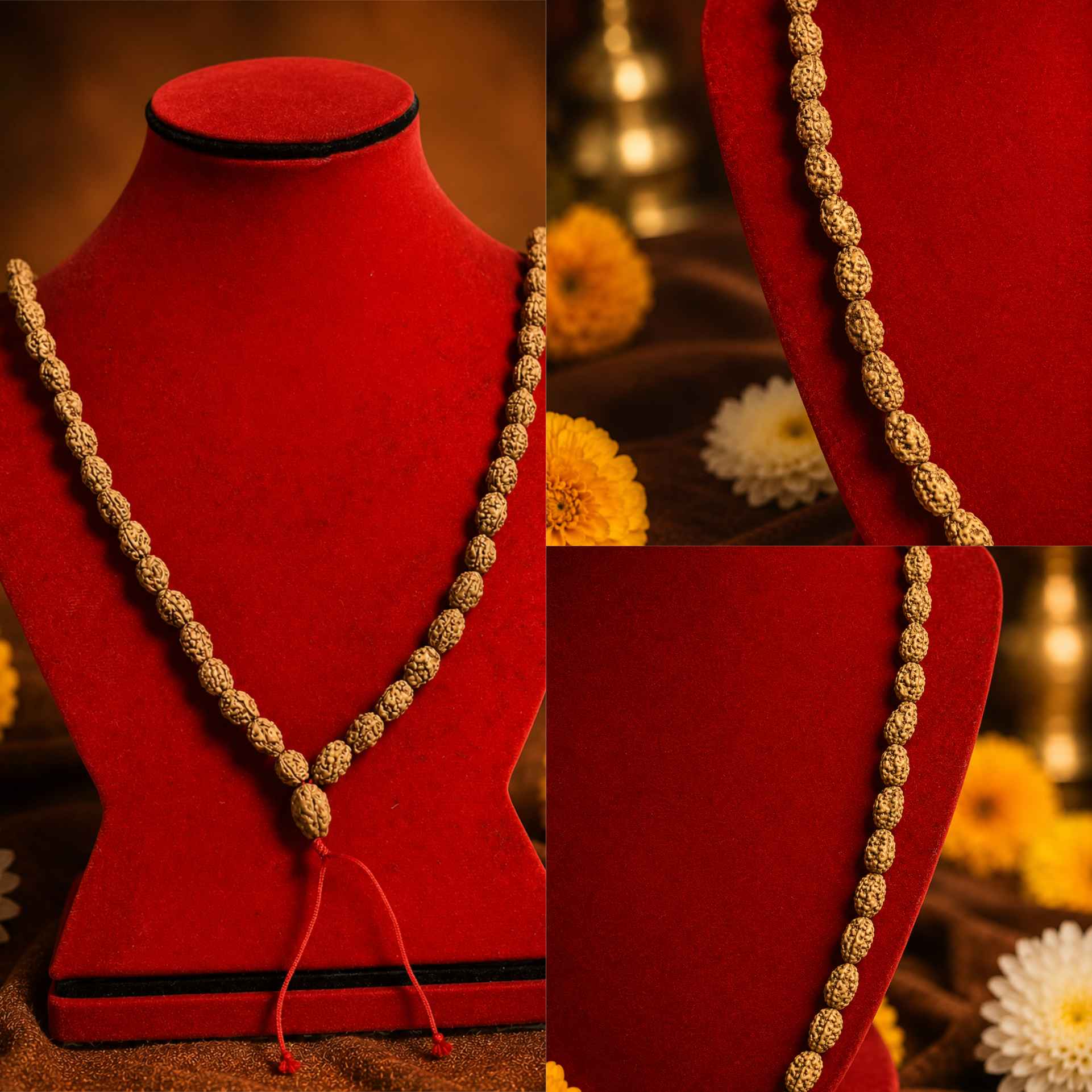 3 Mukhi Japa Mala